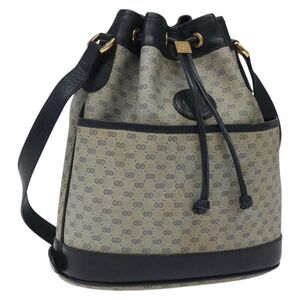 Pre Loved gucci Women Navy Shoulder Bags